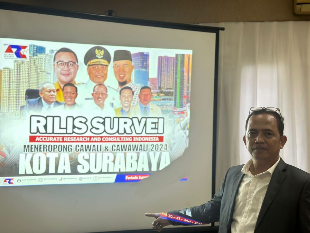 Eri-Armuji Ungguli Ahmad Dhani-Bayu Airlangga di Pilwali Surabaya Versi Simulasi&nbsp;ARCI