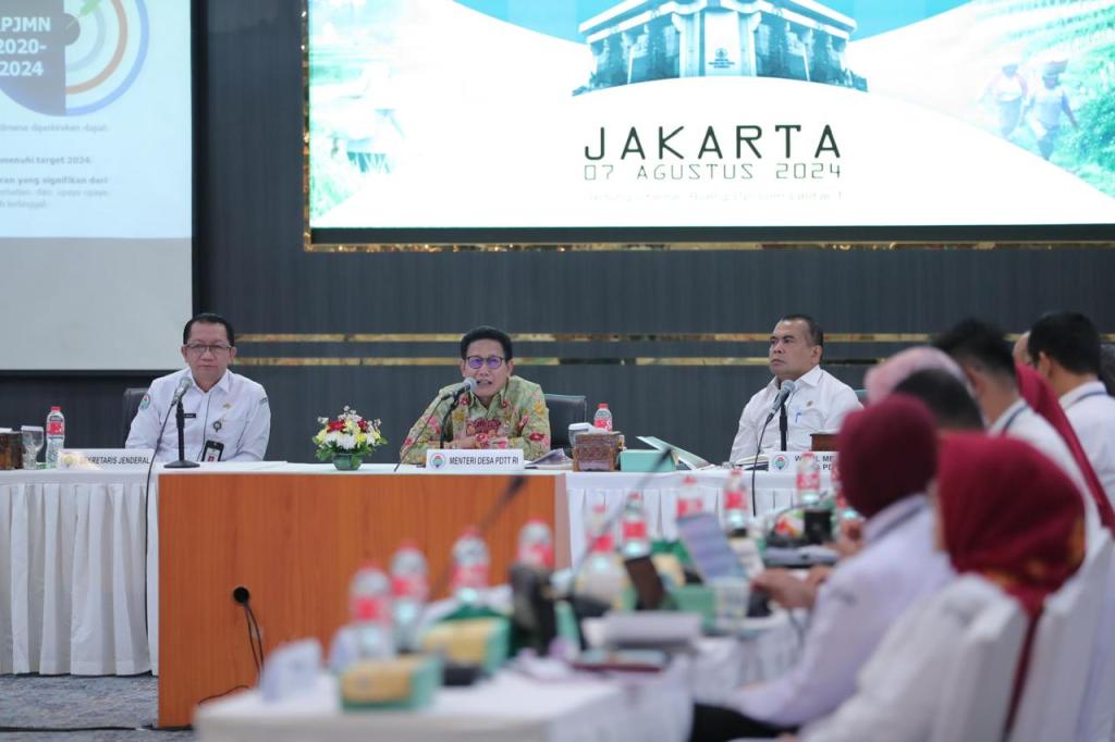 Rapim Paripurna 2024, Gus Halim Apresiasi Pejabat Kemendes&nbsp;PDTT