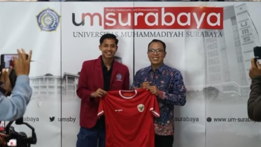 Ikhsanul Zikrak, Pemain Timnas U-23 Raih Beasiswa Kuliah di UM&nbsp;Surabaya